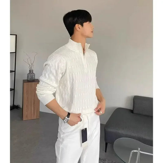 Oslo Half-Zip Knit Sweater