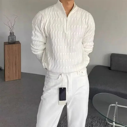 Oslo Half-Zip Knit Sweater