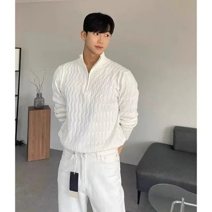 Oslo Half-Zip Knit Sweater