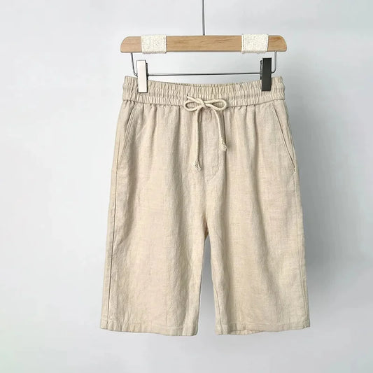 Capri Dune Linen Shorts