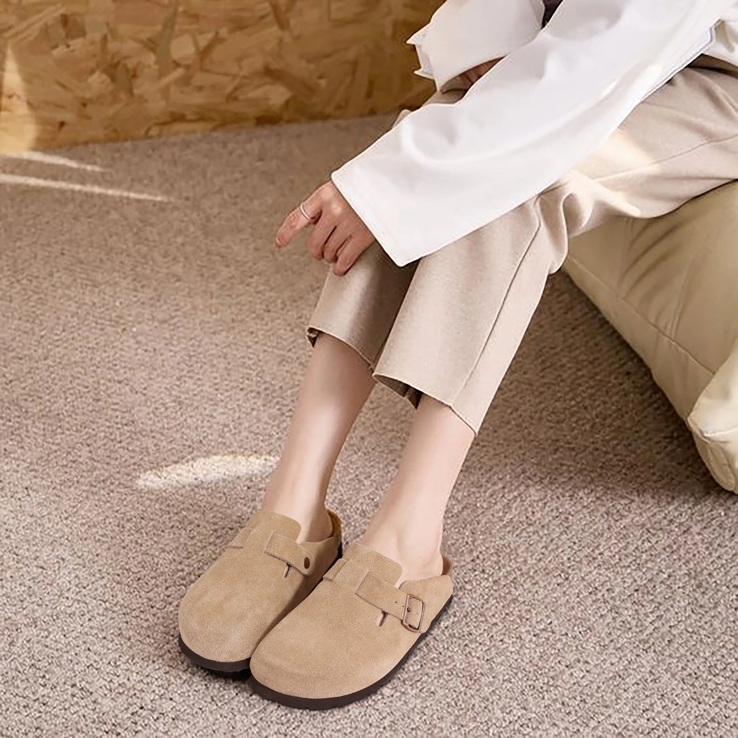 Mayfair Suede Clogs