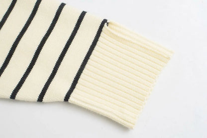 Harbor Stripe Half-Zip