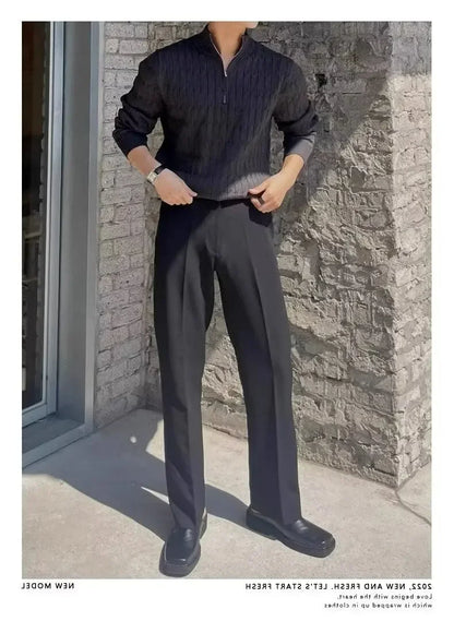 Oslo Half-Zip Knit Sweater