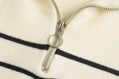 Harbor Stripe Half-Zip